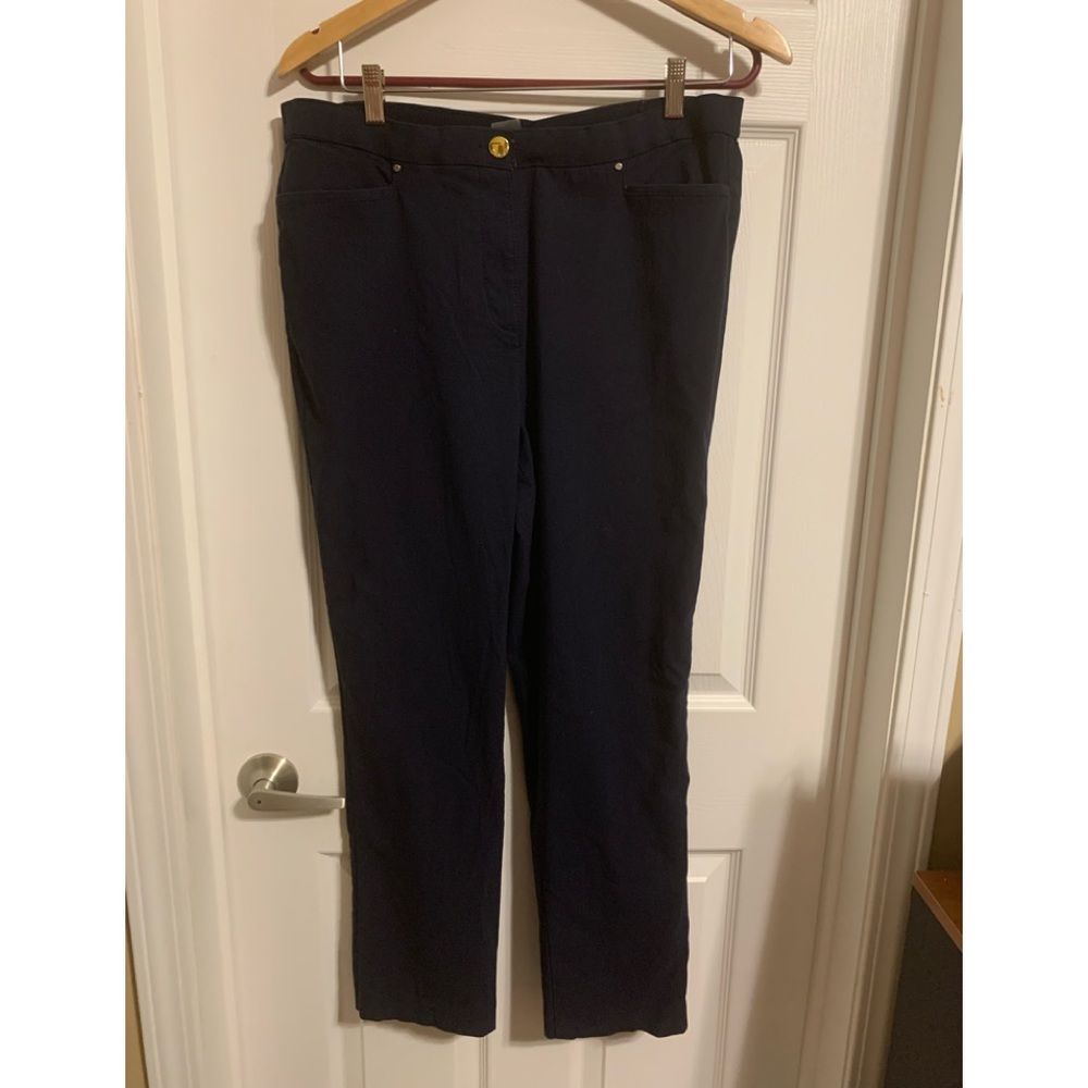 Women’s TanJay Pant/ 16 Petite/Navy Blue-PW-010